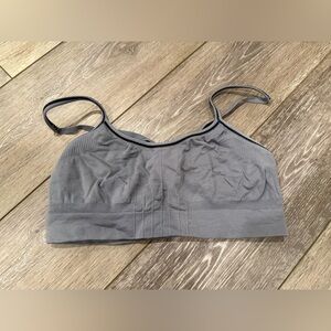 Grey Seamless Bralette
